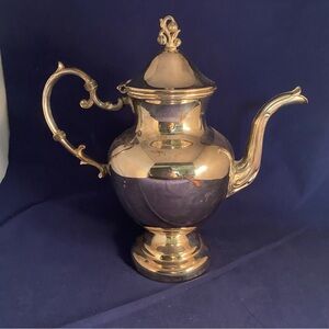 Vintage 11.5” Silver Plated Tea/Coffee Pot